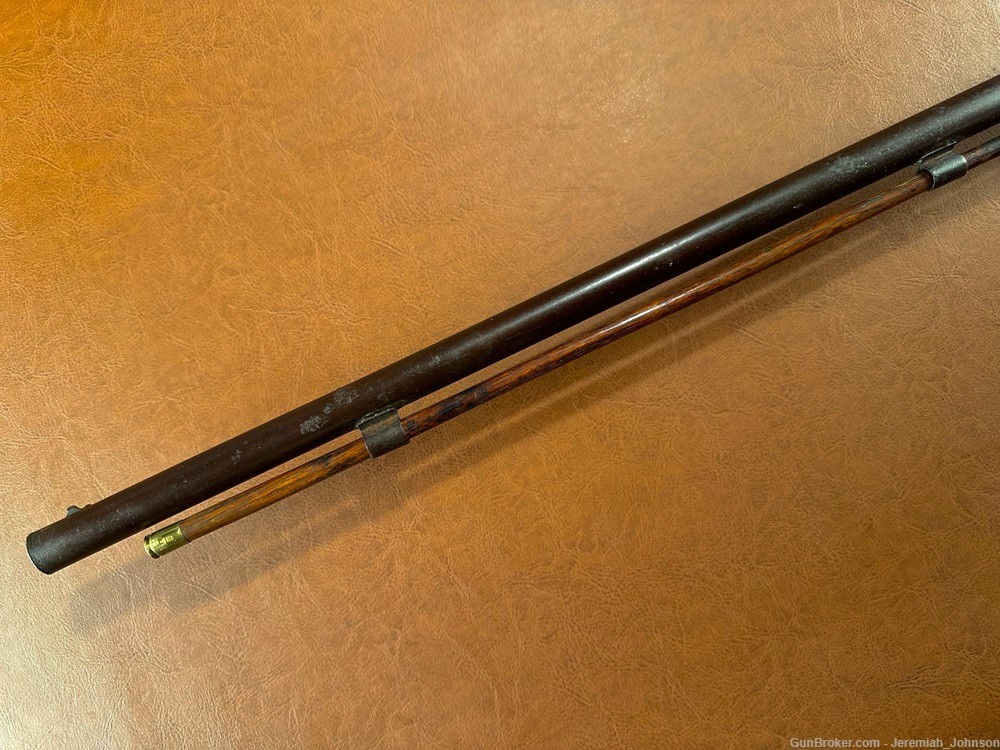 1800s Small Bore 30 Gauge Percussion Single Barrel Fowler Shotgun 3 1/2 lbs-img-9