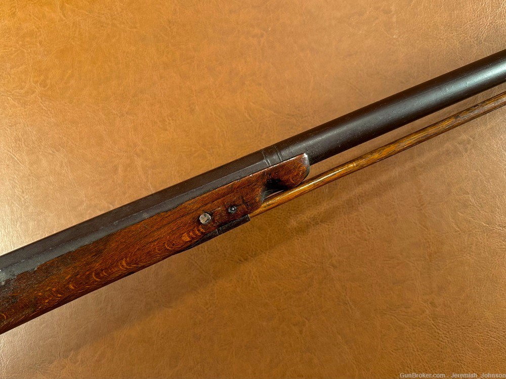 1800s Small Bore 30 Gauge Percussion Single Barrel Fowler Shotgun 3 1/2 lbs-img-5