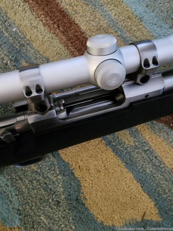 RUGER Model 77 Mark II, 223 cal, Stainless with Zytel stock-img-3