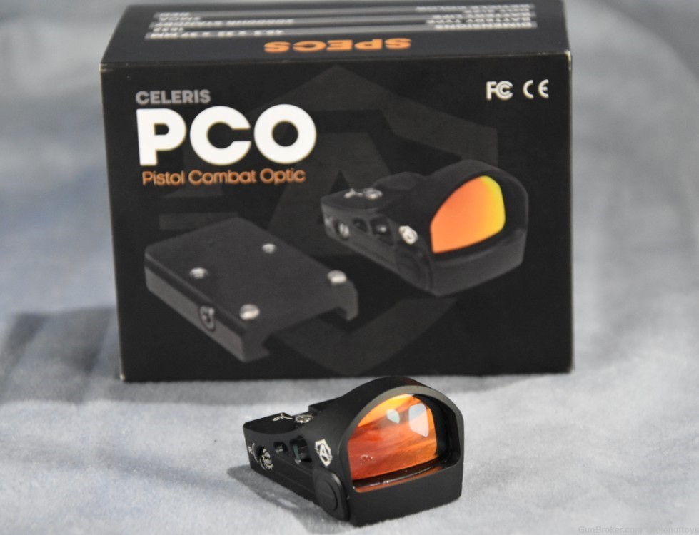 Accufire PCO Pistol Combat Optic 3MOA Red Dot 20000 hrs RMR & Picatinny NIB-img-39