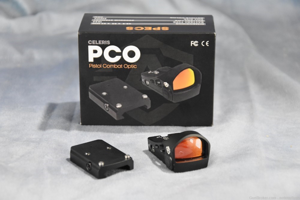 Accufire PCO Pistol Combat Optic 3MOA Red Dot 20000 hrs RMR & Picatinny NIB-img-42