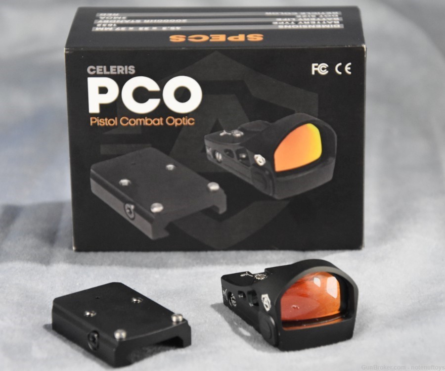 Accufire PCO Pistol Combat Optic 3MOA Red Dot 20000 hrs RMR & Picatinny NIB-img-36