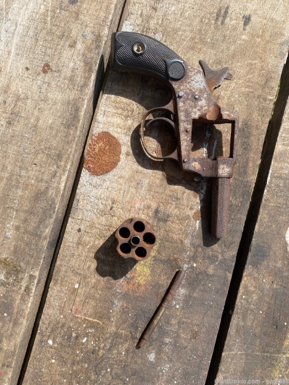 Antique Revolver Hopkins and Allen XL-img-7