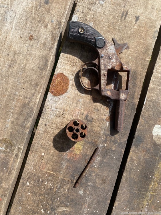 Antique Revolver Hopkins and Allen XL-img-8