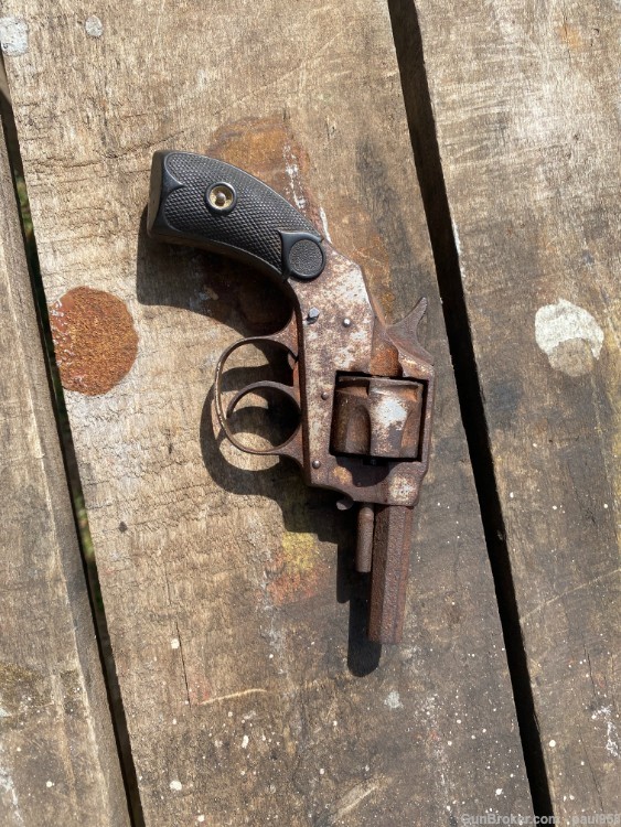 Antique Revolver Hopkins and Allen XL-img-0