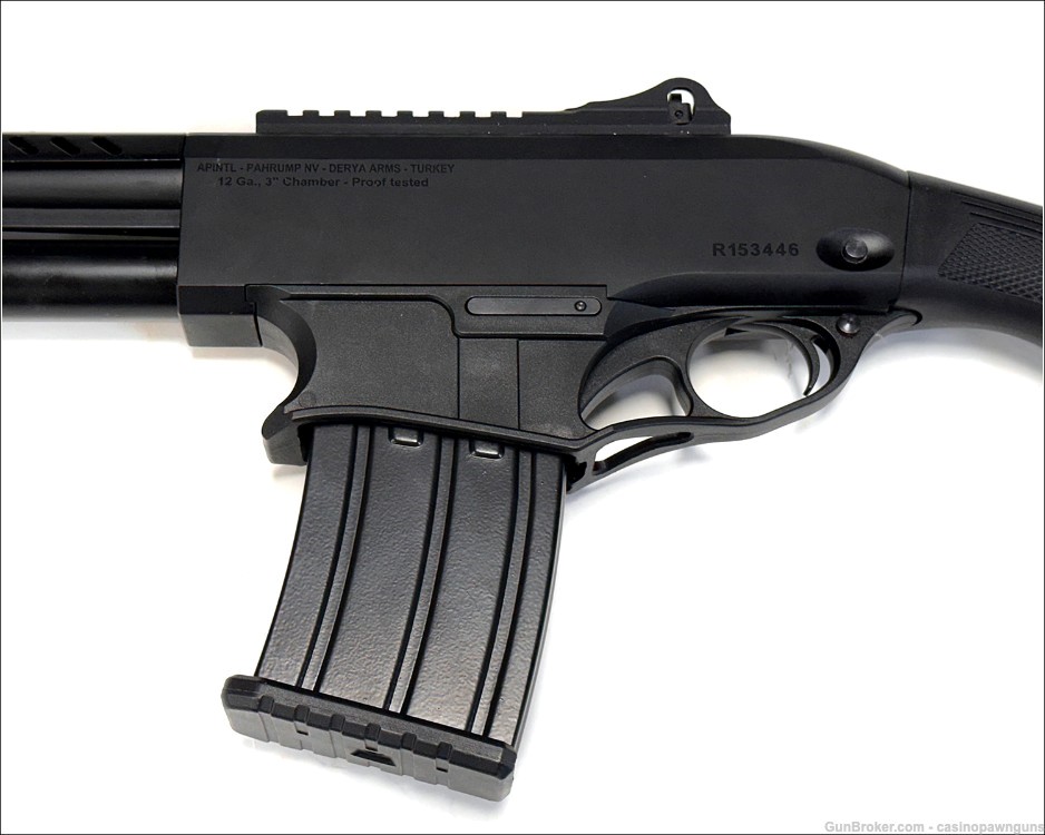 Rock Island VRPA40 12 Gauge Mag Fed Home Defense Pump Shotgun w/ 3 Mags-img-2