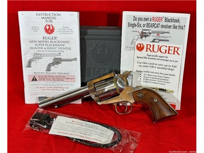 Ruger Super Blackhawk - 44 Mag - 5.5" - Satin Stainless - New In Box