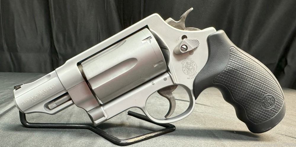 Smith & Wesson Governor Silver .410/.45LC/.45 ACP Revolver-img-0