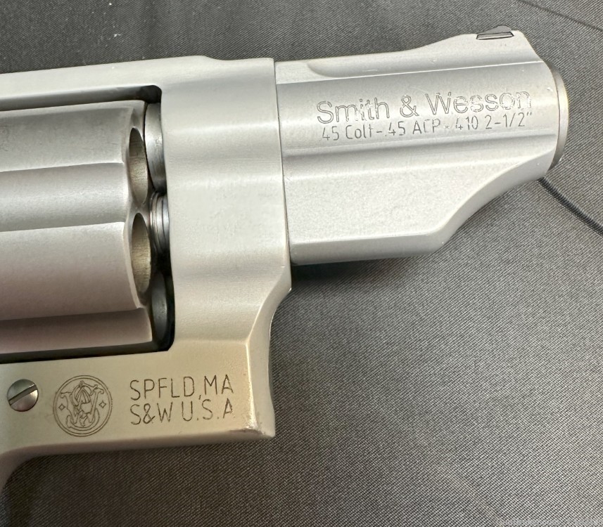 Smith & Wesson Governor Silver .410/.45LC/.45 ACP Revolver-img-8