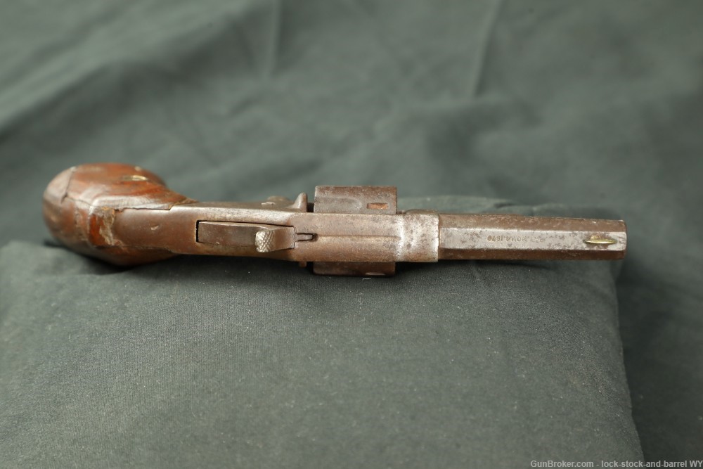 Shattuck Brevete Revolver 22 Short Patent 1879 Antique-img-3