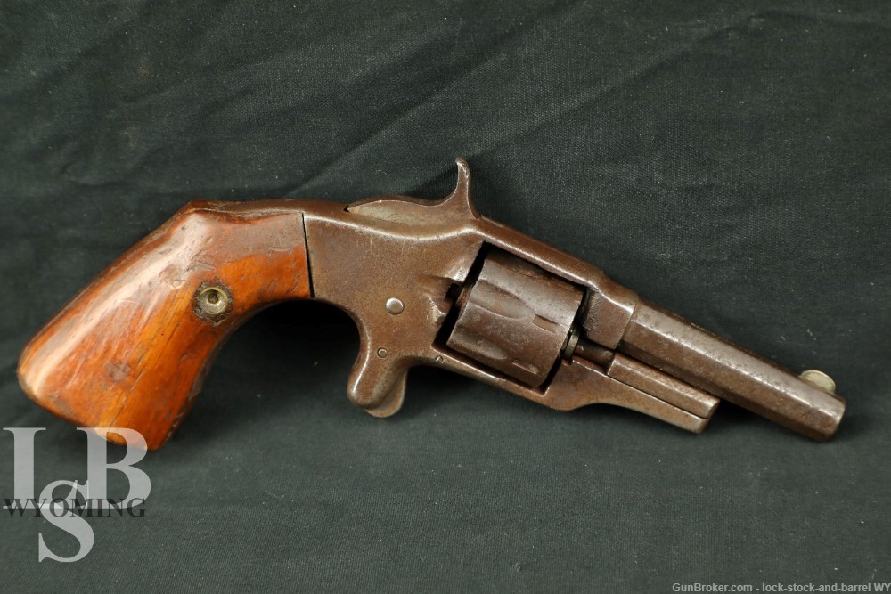 Shattuck Brevete Revolver 22 Short Patent 1879 Antique-img-0