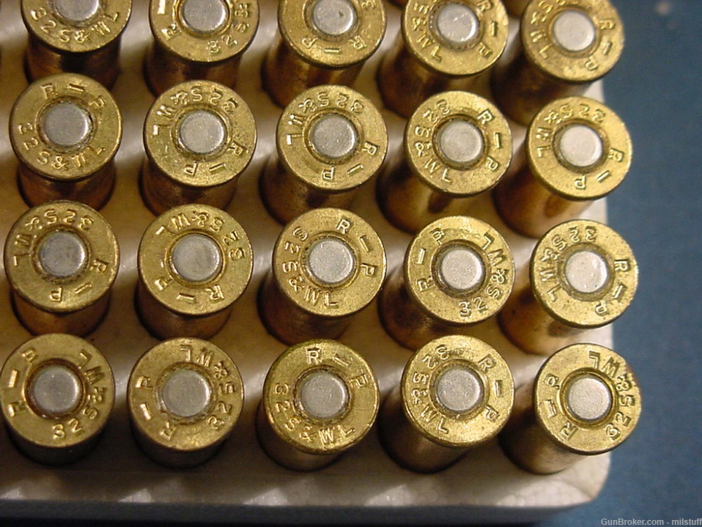 Vintage Collectors Ammo Peters 32 S&W Long 50 Rounds 98 Gr Lead-img-3