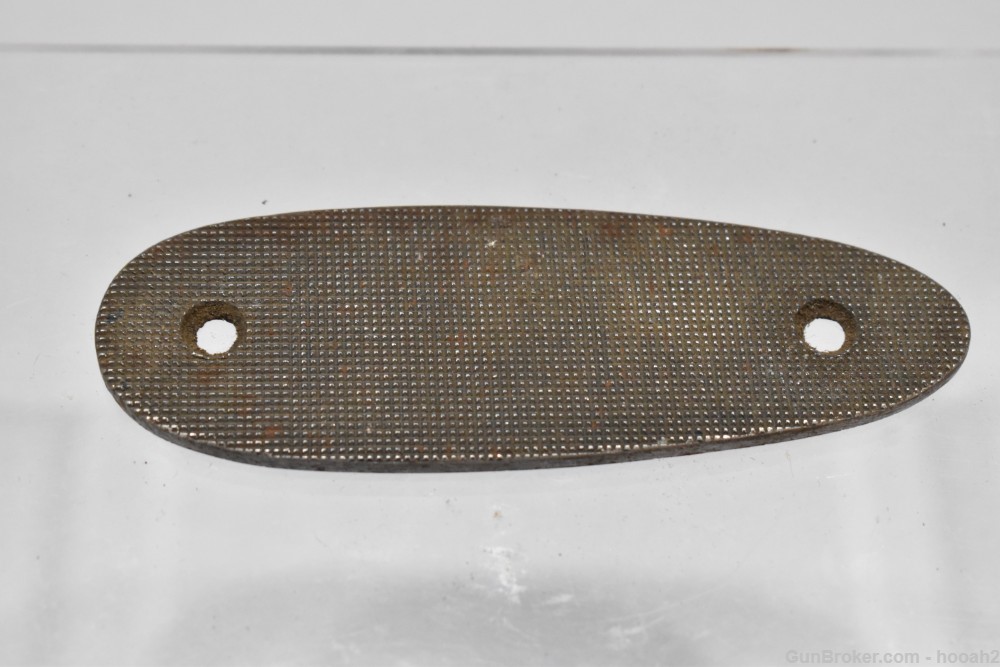 4 Checkered Steel Rifle Buttplates Unknown Winchester? READ-img-5