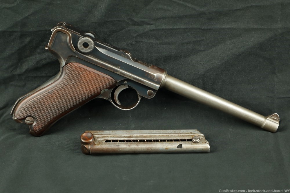 Custom German WWI DWM P.08 Luger 6 1/4" 9mm Semi-Automatic Pistol, C&R Rare-img-2