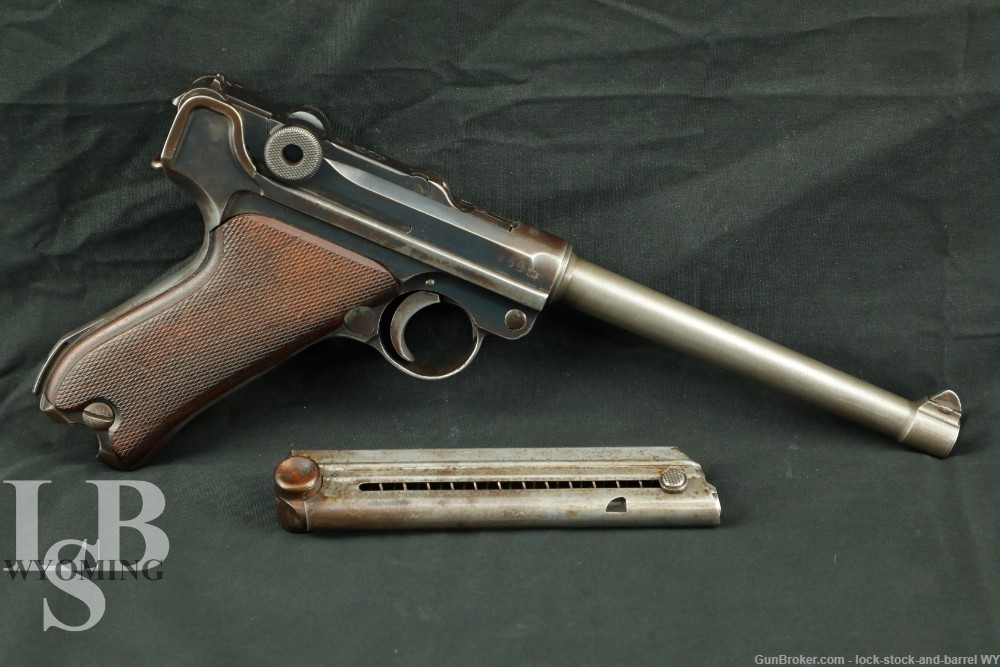 Custom German WWI DWM P.08 Luger 6 1/4" 9mm Semi-Automatic Pistol, C&R Rare-img-0