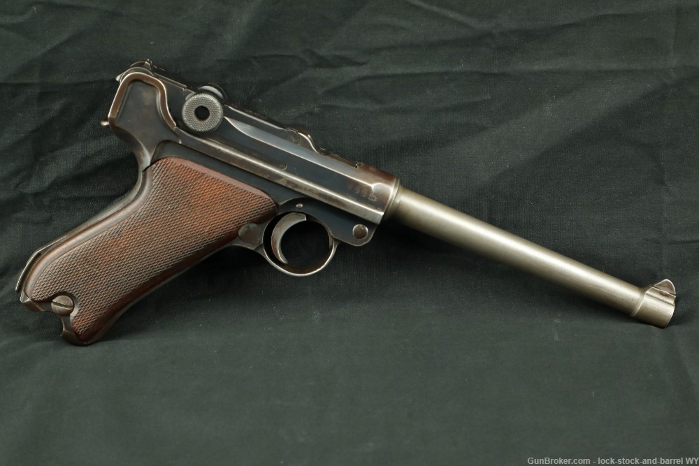 Custom German WWI DWM P.08 Luger 6 1/4" 9mm Semi-Automatic Pistol, C&R Rare-img-3