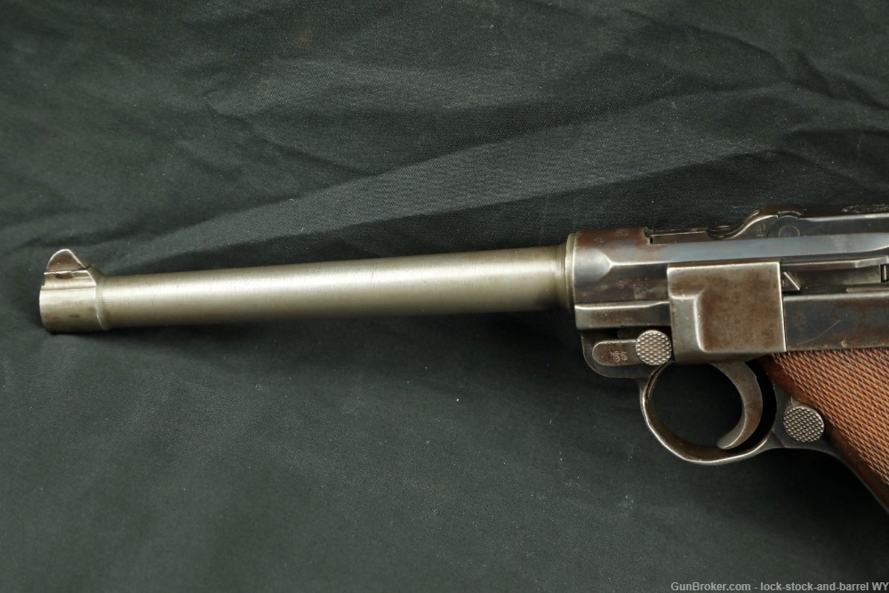 Custom German WWI DWM P.08 Luger 6 1/4" 9mm Semi-Automatic Pistol, C&R Rare-img-7