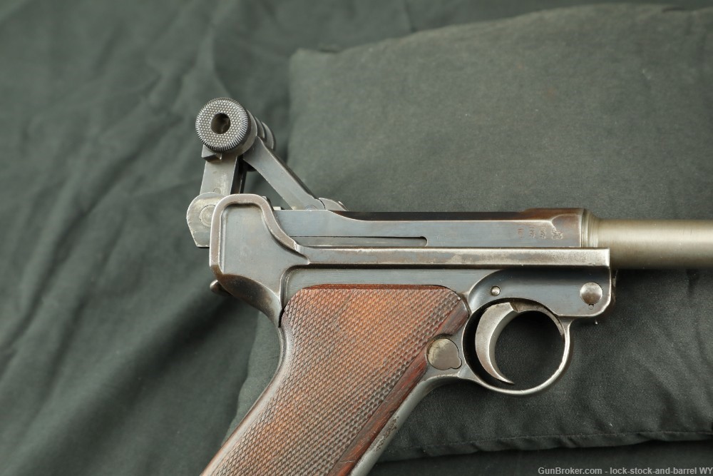 Custom German WWI DWM P.08 Luger 6 1/4" 9mm Semi-Automatic Pistol, C&R Rare-img-15