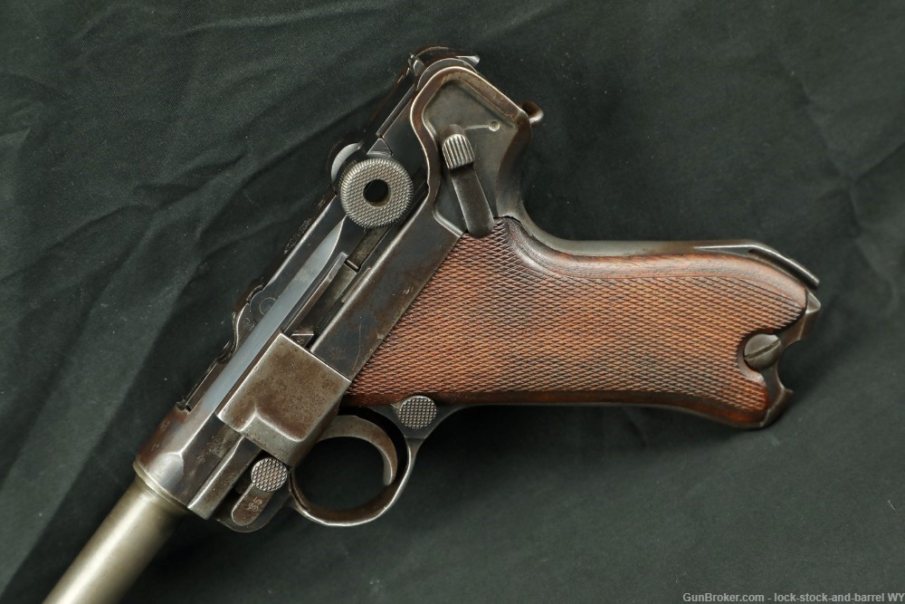 Custom German WWI DWM P.08 Luger 6 1/4" 9mm Semi-Automatic Pistol, C&R Rare-img-8