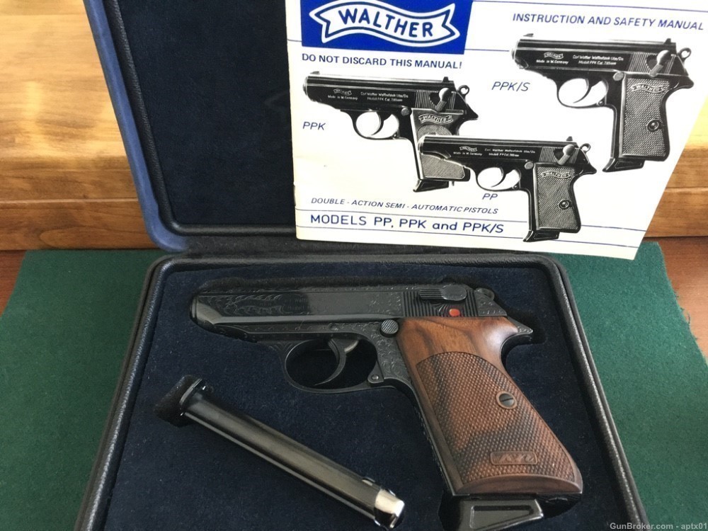 Walther PPK/s Factory Engraved with Presentation Case-img-0