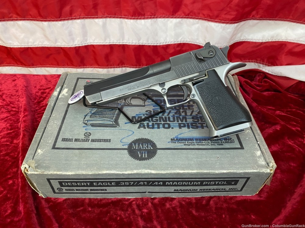 Magnum Research Desert Eagle MK VII 44 Magnum In box with paperwork!-img-0