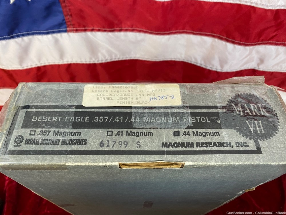 Magnum Research Desert Eagle MK VII 44 Magnum In box with paperwork!-img-19