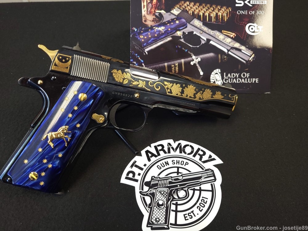SK CUSTOMS COLT 1911 38 Super LADY OF GUADALUPE #138 OF 300-img-3