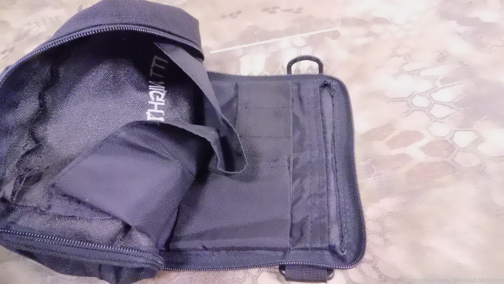  USED: Black Night Vision Bag. Multi pocket, belt/ vest/ for NV, Binos....-img-2
