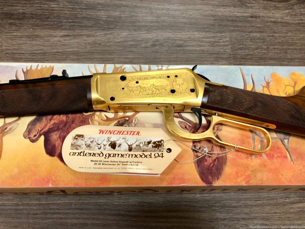 Winchester 1894 Antlered Game .30-30 New With Box Unfired!-img-3