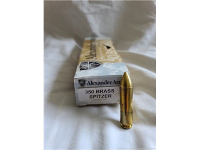 Alexander Arms .50 cal. Beowulf Ammo 350 Grn Solid Round (Pointed) Nose 