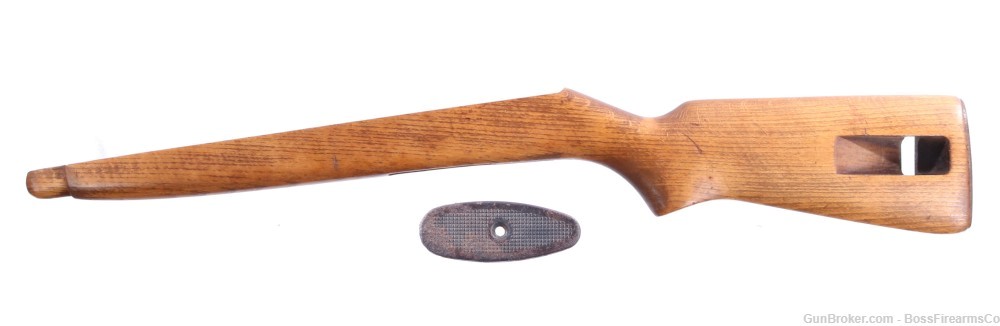 Reproduction M1 Carbine Natural Wood Stock w/Buttplate- Used (N2 JFM)-img-0