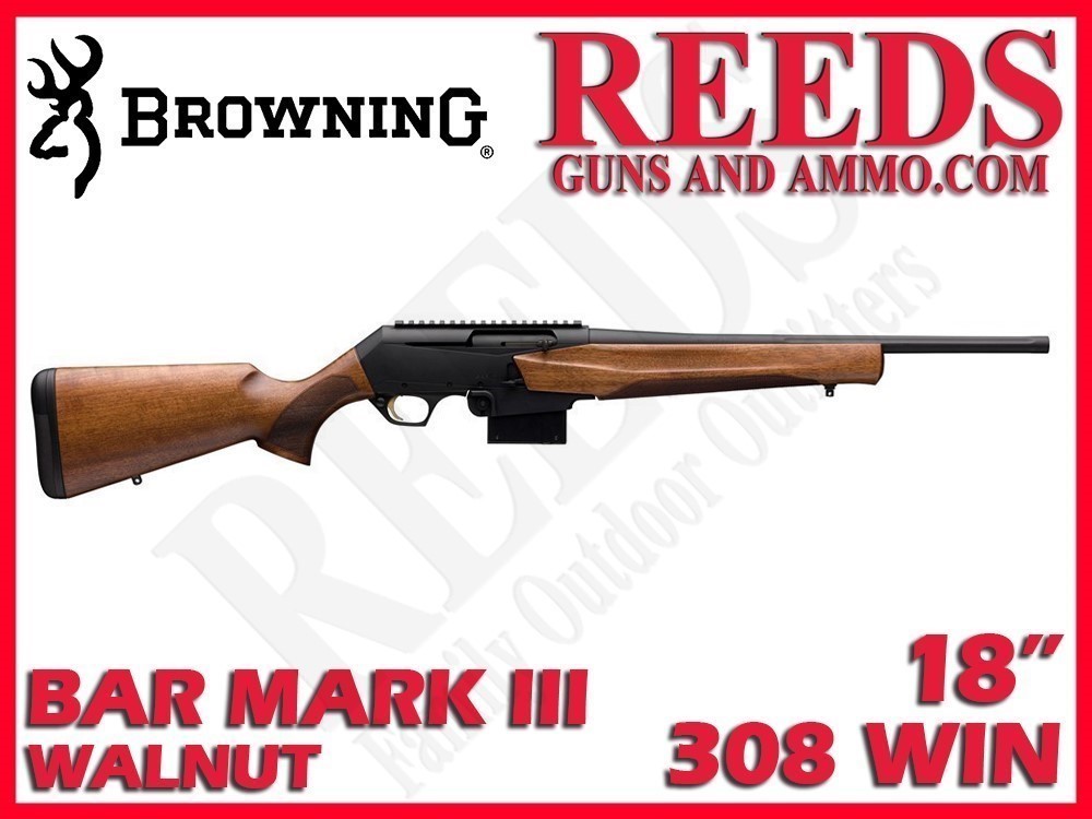 Browning BAR Mark III DBM Walnut 308 Win 18in 031065218-img-0
