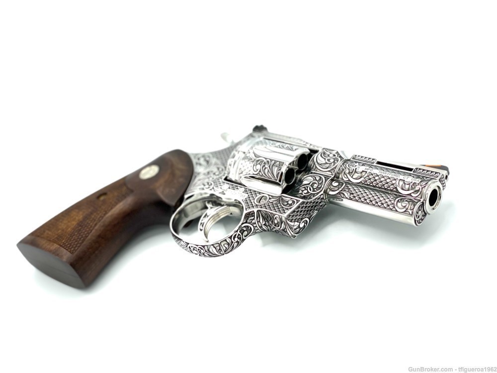 Colt Python .357 Magnum 3" Engraved and Polished-img-2
