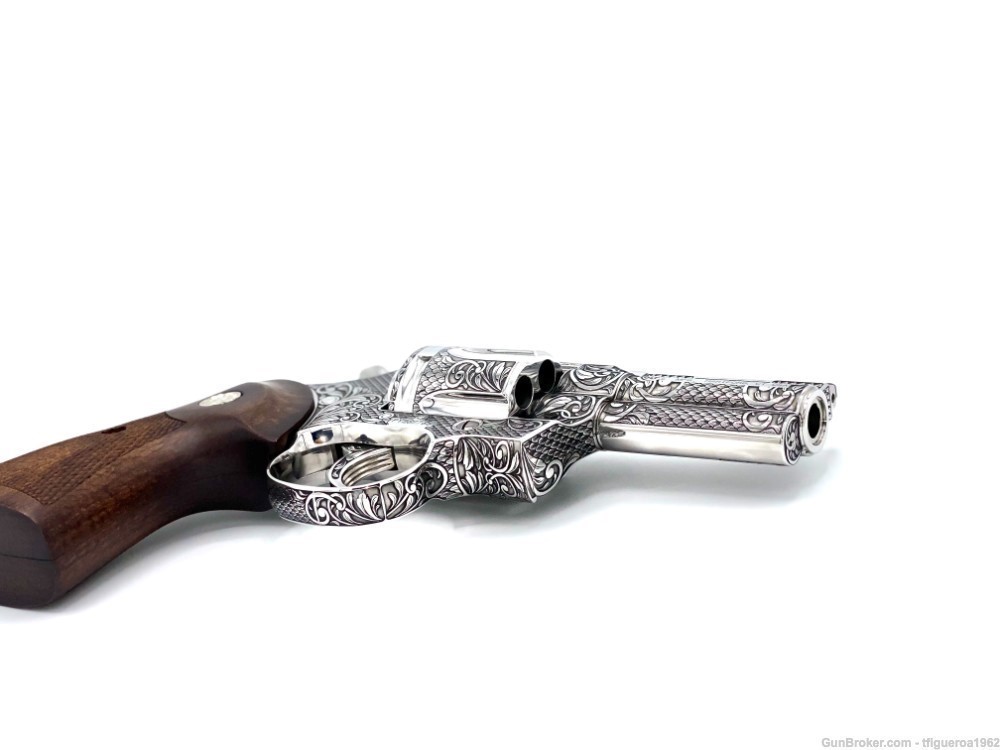 Colt Python .357 Magnum 3" Engraved and Polished-img-3