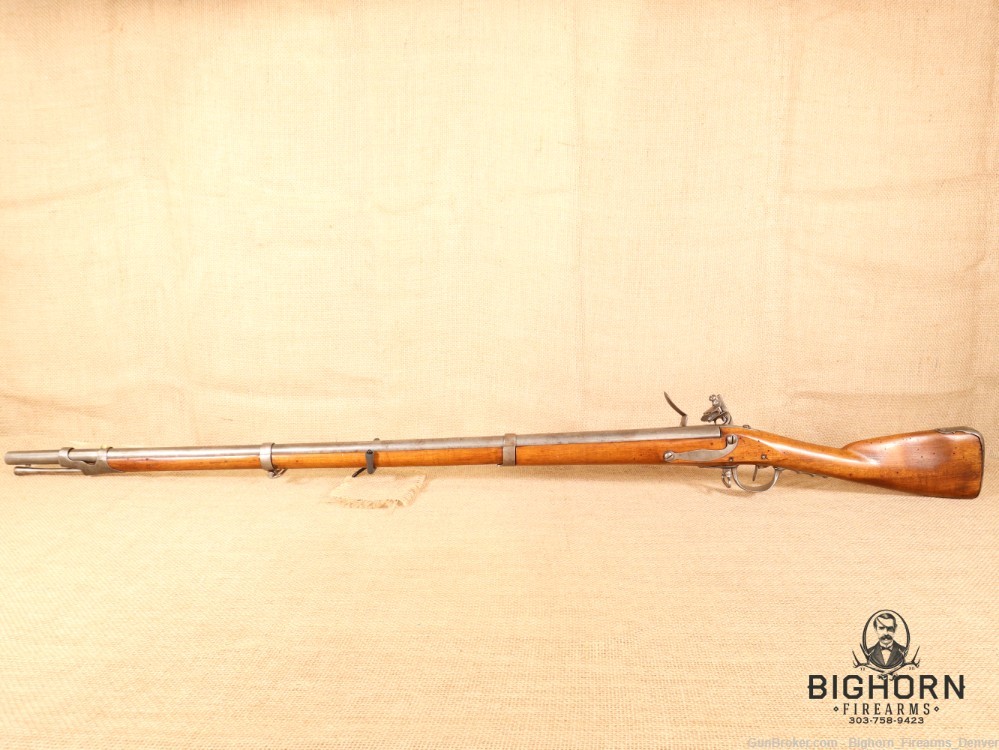 Antique French MLE. 1777 Flintlock-Rifle, .69 Cal, 40", Charleville Musket-img-7