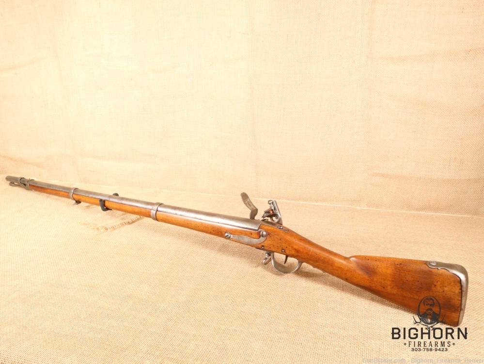 Antique French MLE. 1777 Flintlock-Rifle, .69 Cal, 40", Charleville Musket-img-6
