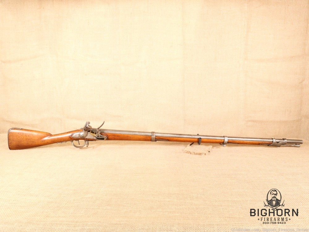 Antique French MLE. 1777 Flintlock-Rifle, .69 Cal, 40", Charleville Musket-img-1