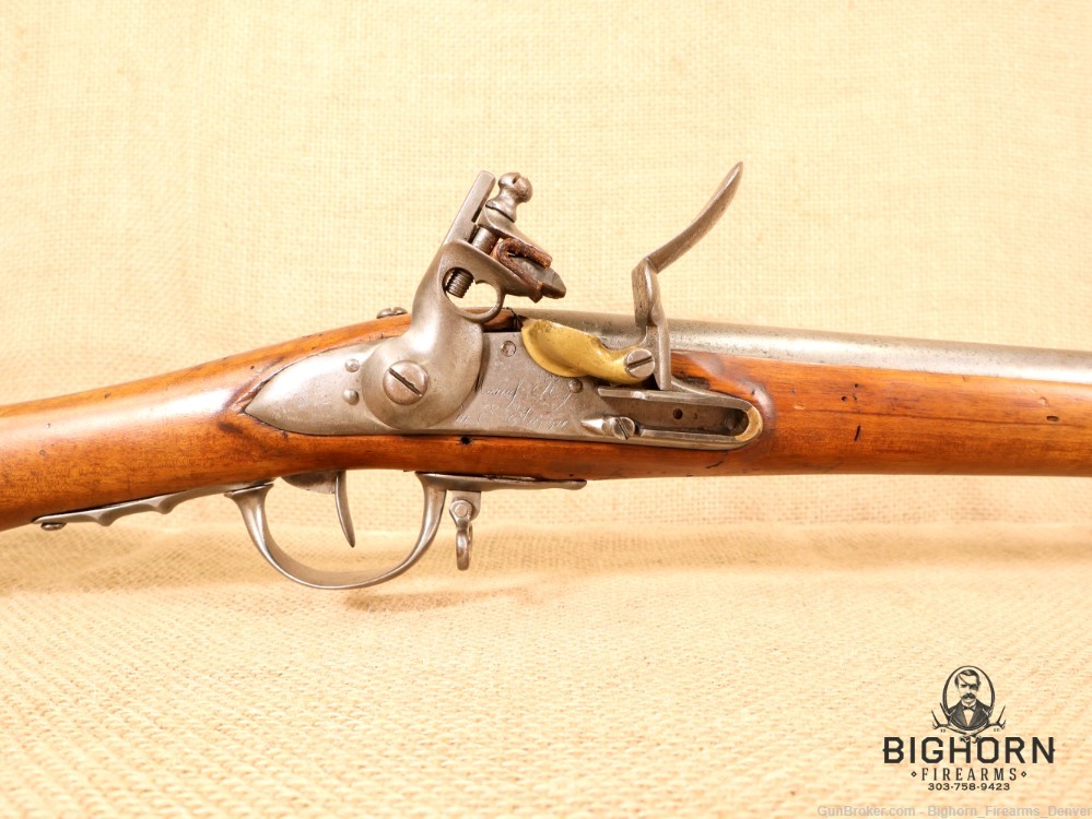 Antique French MLE. 1777 Flintlock-Rifle, .69 Cal, 40", Charleville Musket-img-3