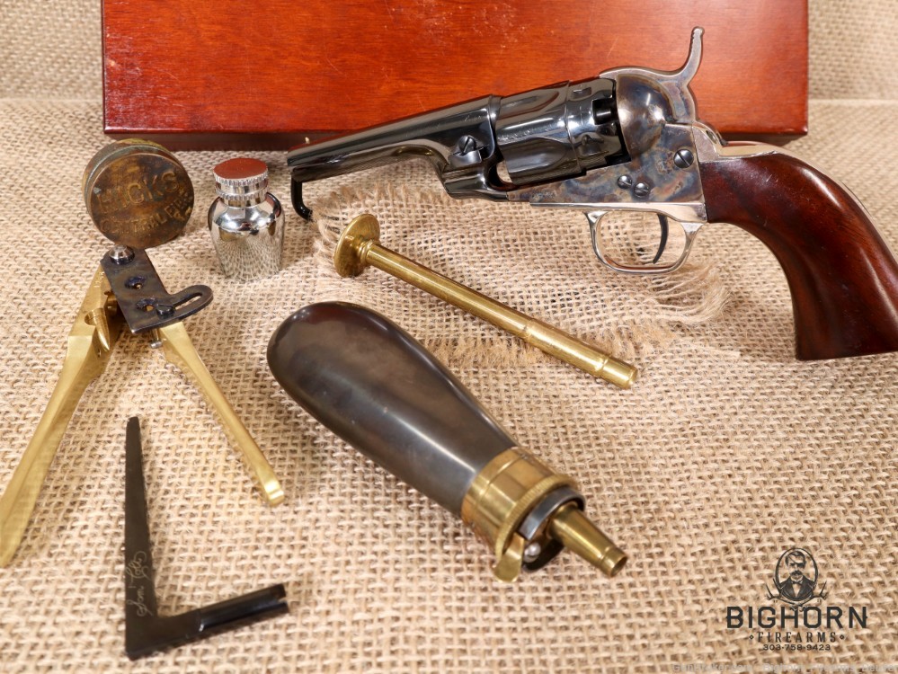 Colt Signature Series 1862 Trapper-Police S/A Black Powder .36 Cal Revolver-img-0