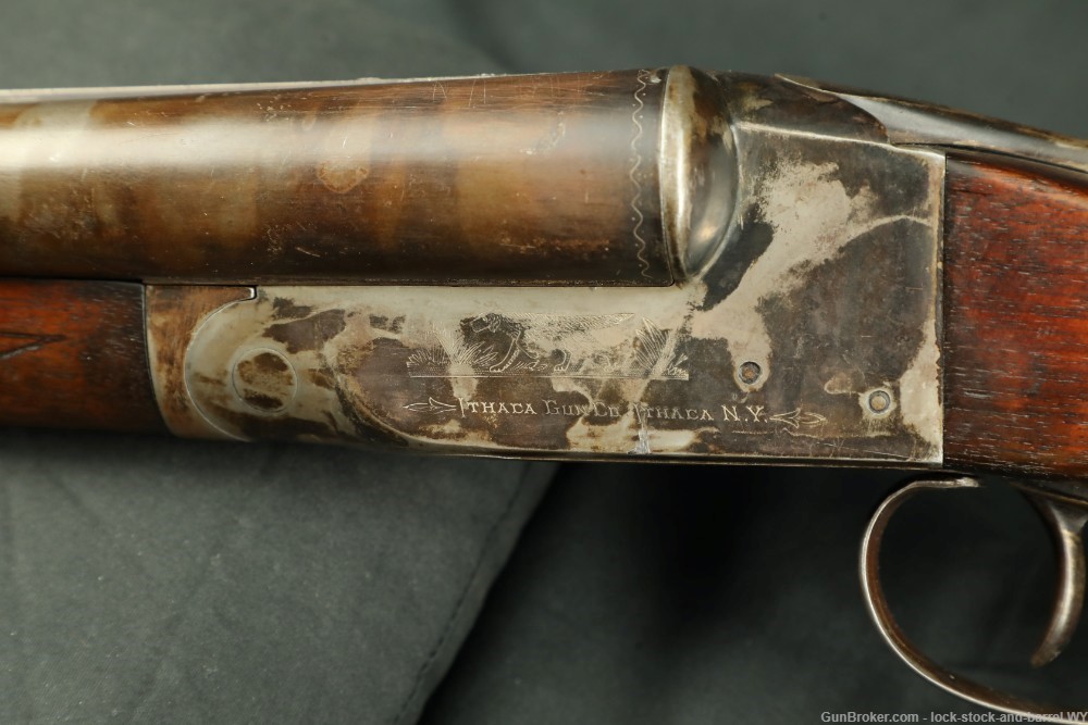 Ithaca Flues Double Barrel Shotgun 12GA SXS Side By Side MFD 1915 C&R-img-27