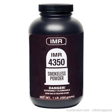 IMR Powder 4350 Rifle Powder Reloading 1 pound see our other reloading stuf-img-0