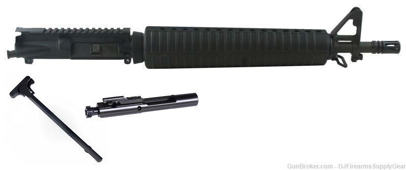 AR-15 5.56mm Mid Length DISSIPATOR Complete Upper Receiver w F Marked Sight-img-0