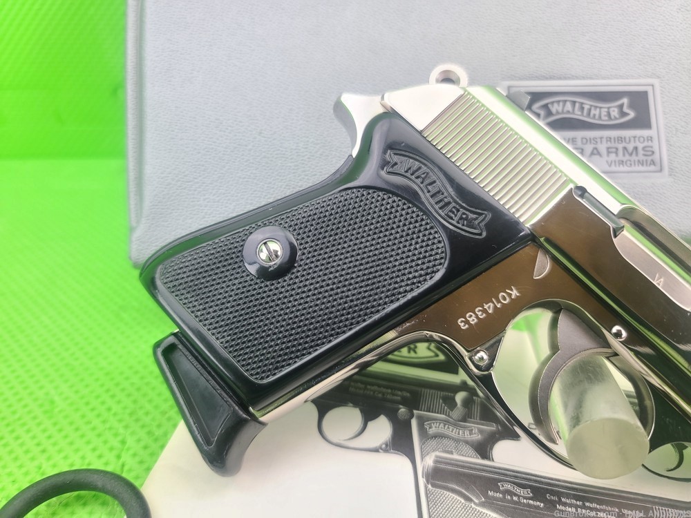 WALTHER PPK * 380 ACP * FACTORY NICKEL * Interarms Manufacture -img-9
