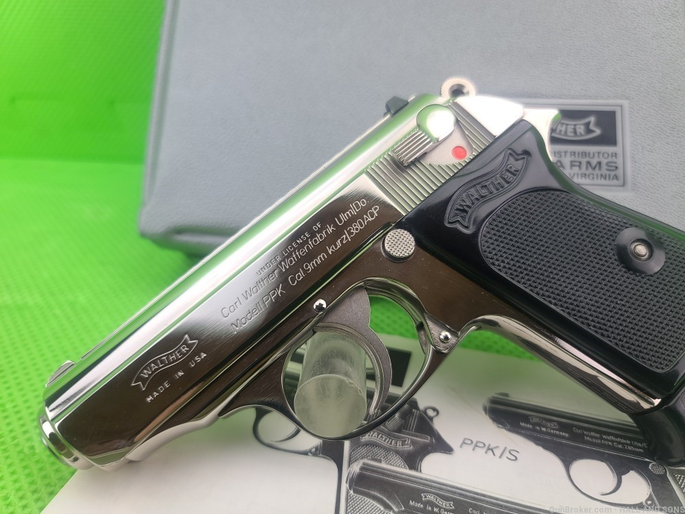 WALTHER PPK * 380 ACP * FACTORY NICKEL * Interarms Manufacture -img-27