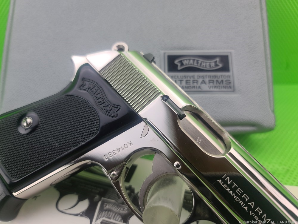WALTHER PPK * 380 ACP * FACTORY NICKEL * Interarms Manufacture -img-8