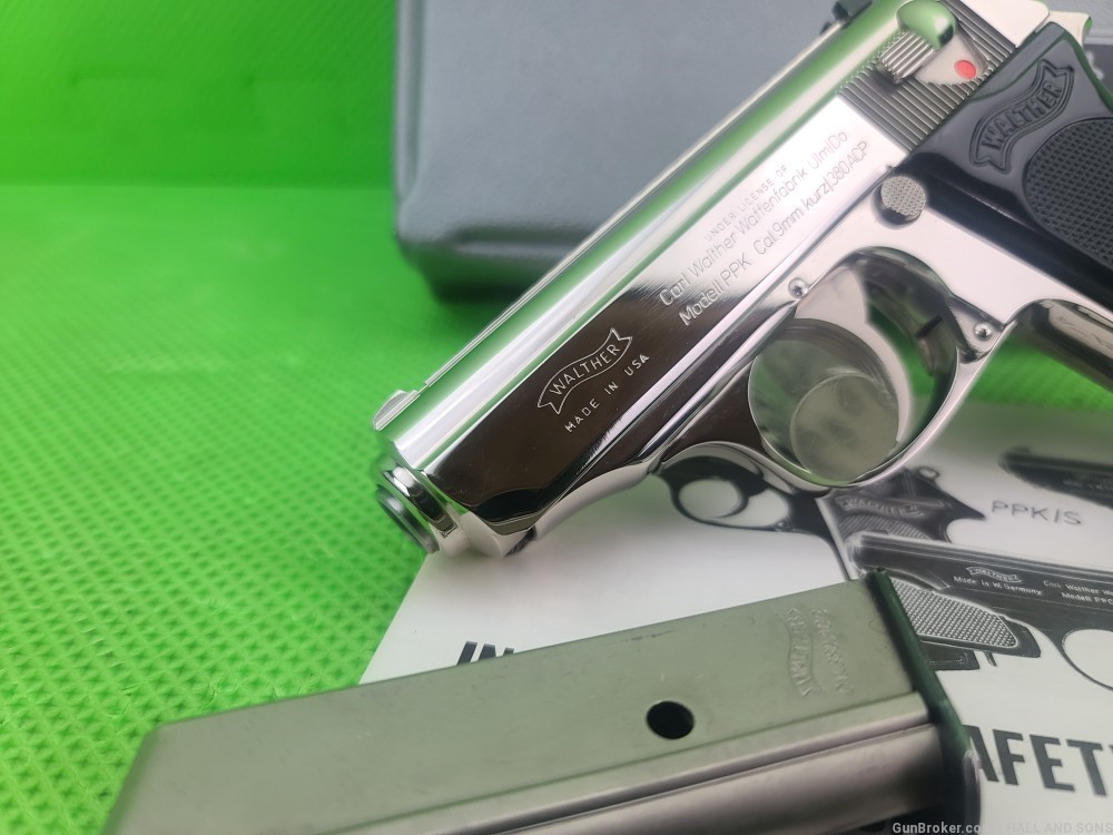 WALTHER PPK * 380 ACP * FACTORY NICKEL * Interarms Manufacture -img-28