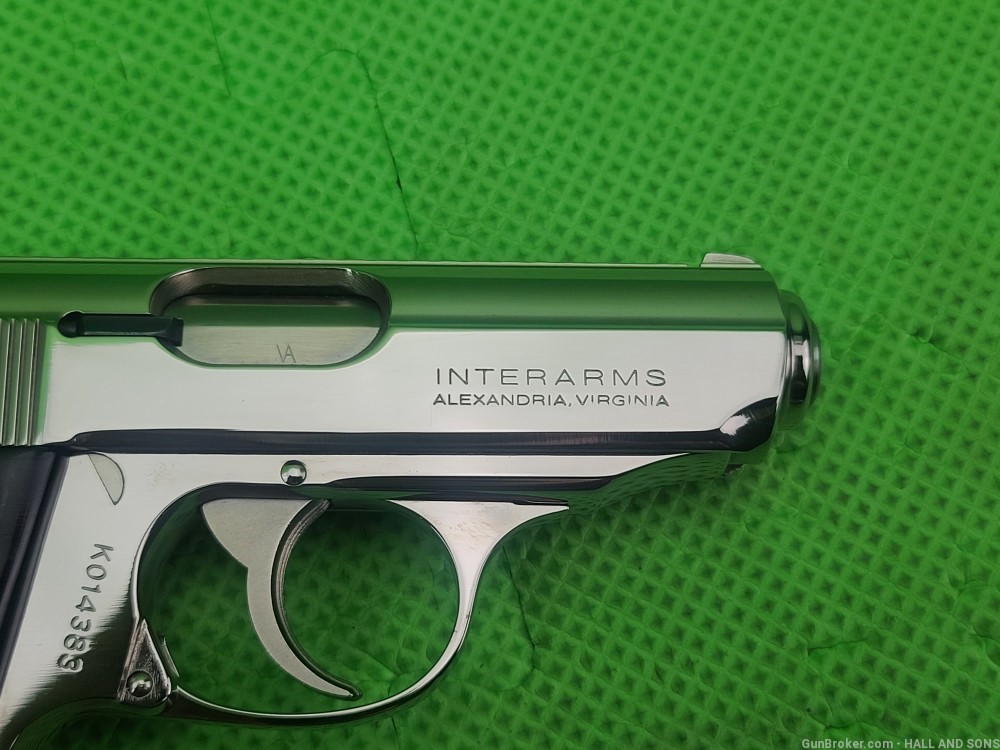 WALTHER PPK * 380 ACP * FACTORY NICKEL * Interarms Manufacture -img-23