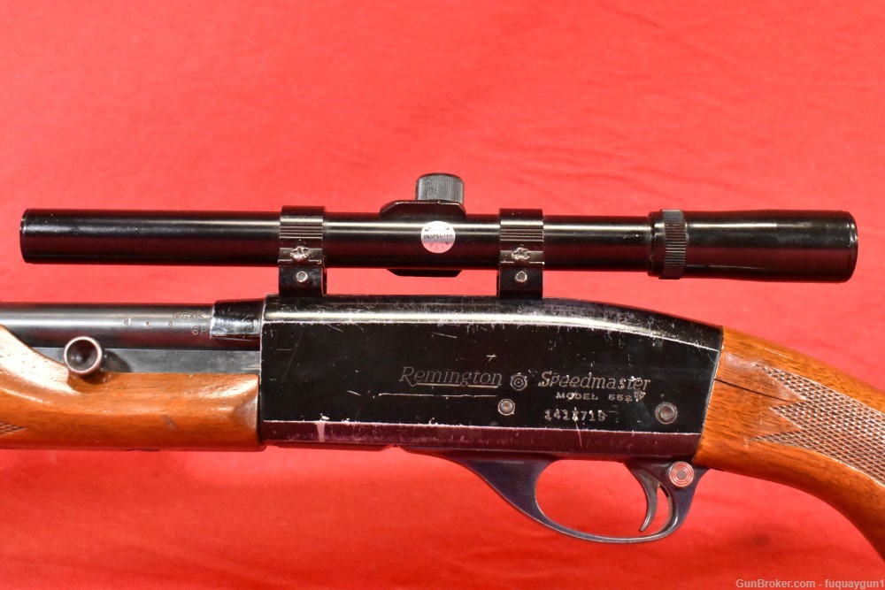 Remington 552 Speedmaster BDL 22 S/L/LR 1969 Vintage Tasco 4x15 552 BDL-img-13