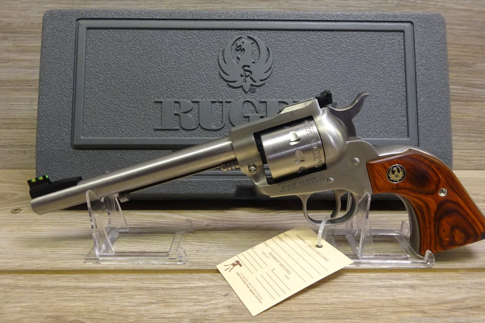Ruger Single Nine 22 Mag 6.5" stainless With Factory Bx NO Reserve-img-0