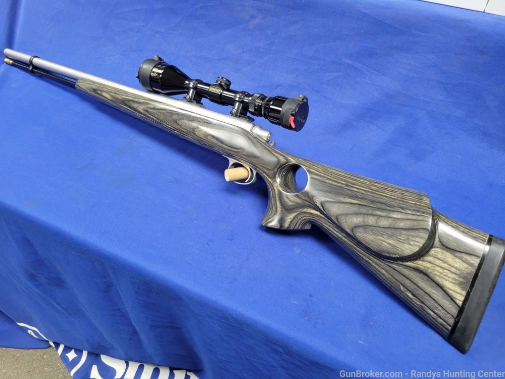 Remington Model 700 ML .50 Cal Stainless Steel Inline Muzzleloader w/ Scope-img-1